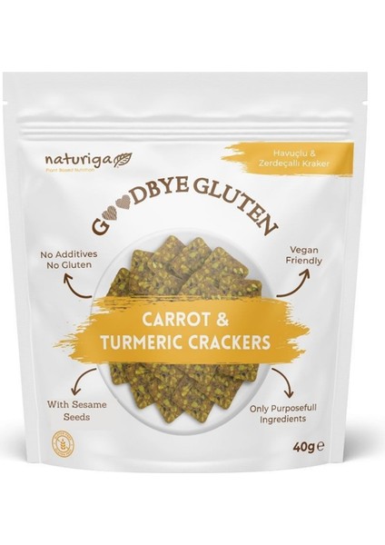 Goodbye Glutensiz Havuçlu&zerdeçallı Kraker 40 gr