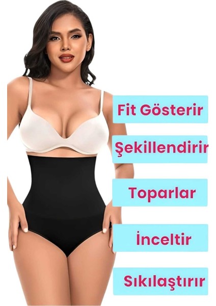 Kadın Toparlayıcı Dikişsiz Yüksek Bel Slip Korse