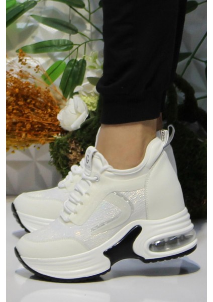 Guja 24K300-1 Beyaz Orijinal Ürün Kalın Taban Sneaker Kadın Ayakkabı modelleri