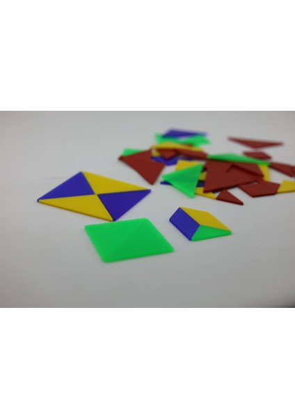 Renkli Tangram Seti | Zeka Geliştiren Eğlenceli Bulmaca