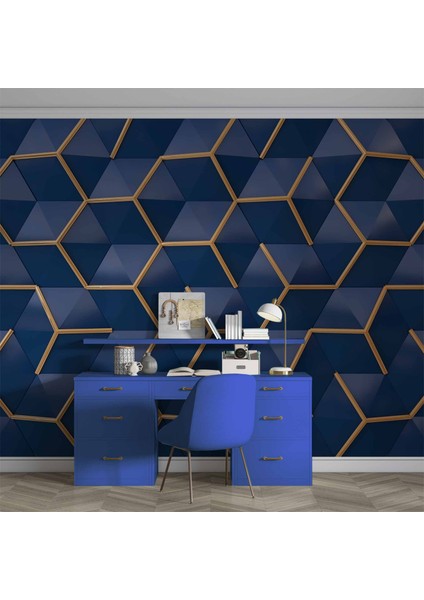 3 Boyutlu Lacivert Gold Temalı fırsatları