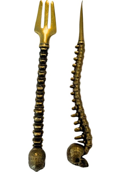 Skull Nargile Çatal Iğne Set
