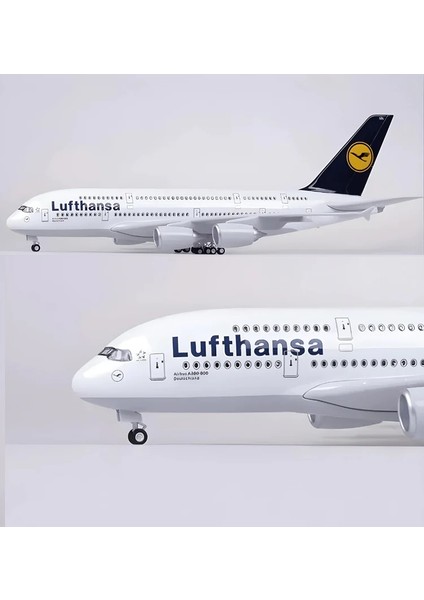 Airbus A380 Yolcu Uçağı Model Uçak 1/160 Ölçek 47CM