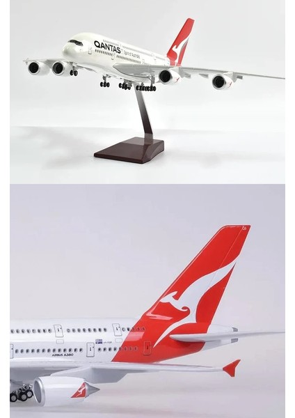 Airbus A380 Yolcu Uçağı Model Uçak 1/160 Ölçek 47CM