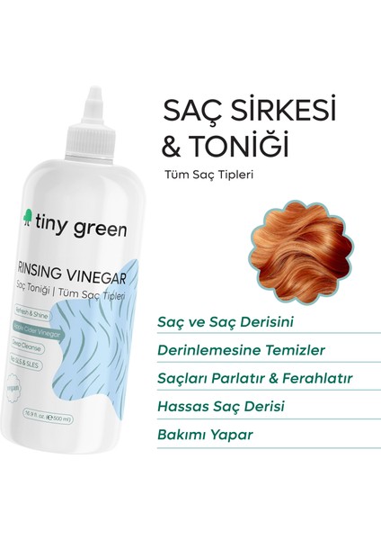 Saç Sirkesi ve Toniği Tüm Saç Tipleri 500 ml