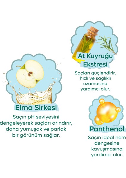 Saç Sirkesi ve Toniği Tüm Saç Tipleri 500 ml