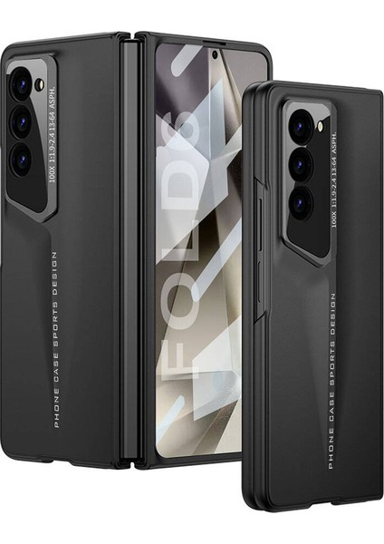 Galaxy Z Fold 6 Kılıf Ultra Ince Kamera Korumalı Sert Rubber Zore Procase Kapak-Siyah