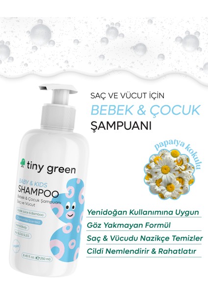 Bebek & Çocuk Saç ve Vücut Şampuanı Papatya Kokulu 250 ml