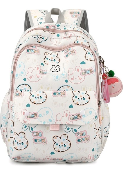 Küçük Taze Okul Çantası Kadın Ortaokul Ilkokul Öğrencisi Büyük Kapasiteli Sırt Çantası Kadın Japon Kız Kalp Sırt Çantası (Yurt Dışından)