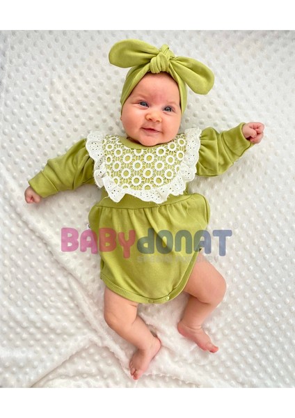 Karpuz Kollu Kız Bebek Tulum