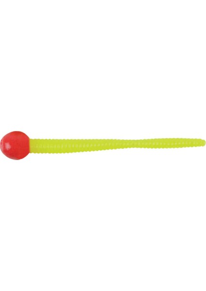 Powerbait Floating Mice Tails Sahte Yemi Fluo Red-Chartreuse-8cm - 13LU