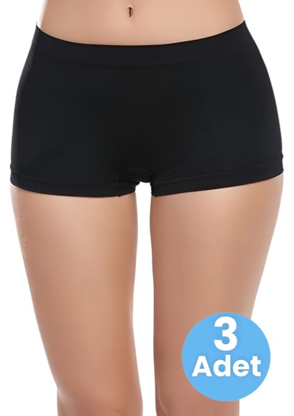 Kadın Dikişsiz Boxer 3'lü Set
