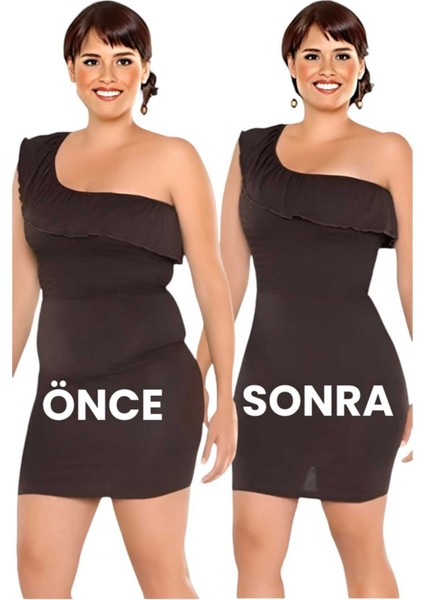 Kadın Toparlayıcı Dikişsiz Yüksek Bel Slip Korse 3'lü Set