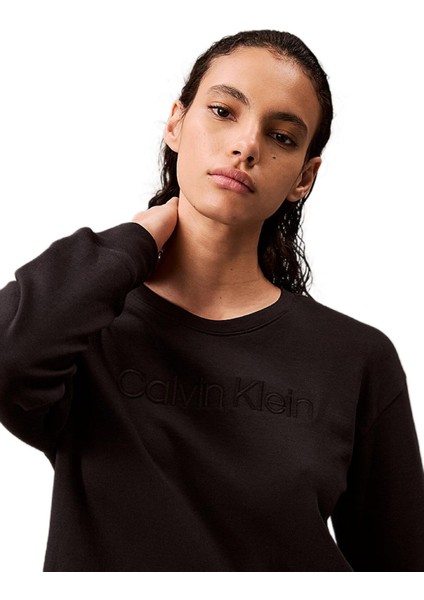 Kadın Siyah Sweatshirt 000QS7273E modelleri