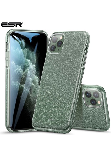 iPhone 11 Pro Kılıf,makeup Glitter,pine Green