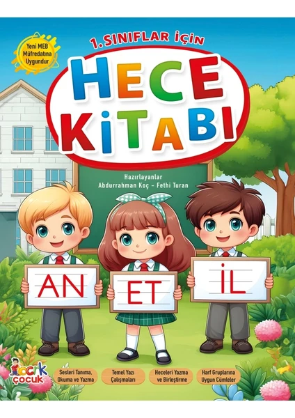 1. Sınıflar İçin (Anetil) Hece Kitabı