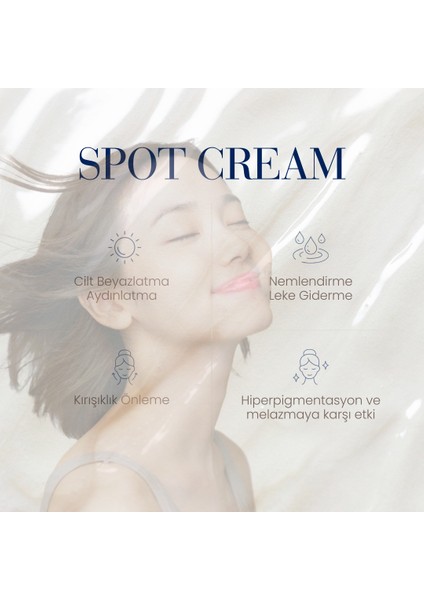 Spot Cream Leke Karşıtı Aydınlatıcı Cilt Bakım Kremi