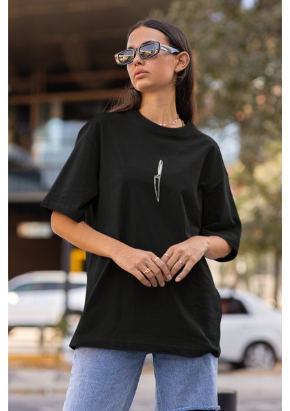 Oversize My Knıves T-Shirt Unisex /chef modelleri