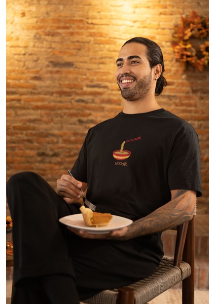 Oversize Noodle T-Shirt Unisex /chef modelleri