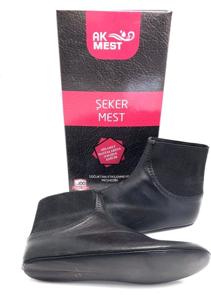 Deri Soğuk Geçirmez Sıcak Astar Rahat Yumuşak Şeker Mest