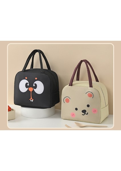 Karikatür Öğle Yemeği Çantası Ofis Çalışanı Pirinç Yalıtımlı Çanta ile Büyük Kapasiteli Öğle Yemeği Çantası (Yurt Dışından) modelleri