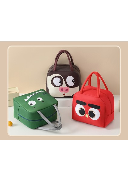 Karikatür Öğle Yemeği Çantası Ofis Çalışanı Pirinç Yalıtımlı Çanta ile Büyük Kapasiteli Öğle Yemeği Çantası (Yurt Dışından) fırsatları