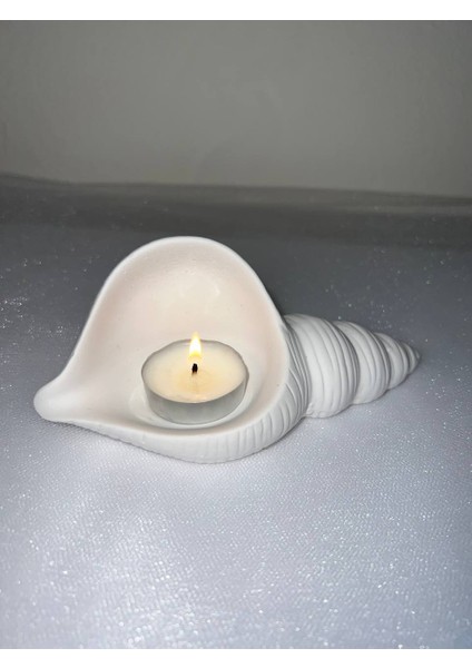 Love Candle Dekor Istiridye Mumluk, Istiridye Dekoratif Objesi