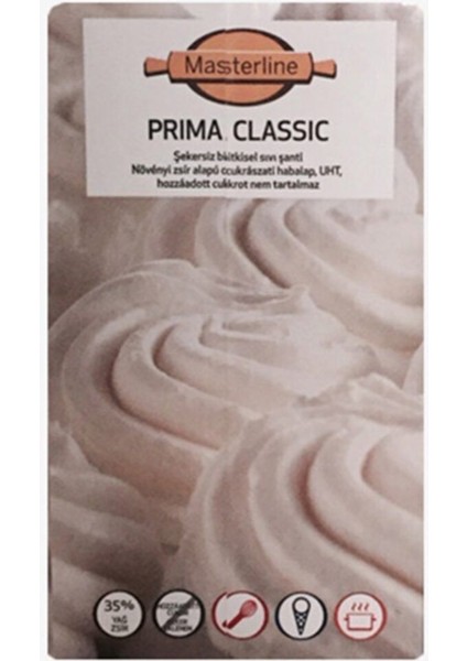 Csm Prima Classic Şekersiz Sıvı Şanti 1 Lt