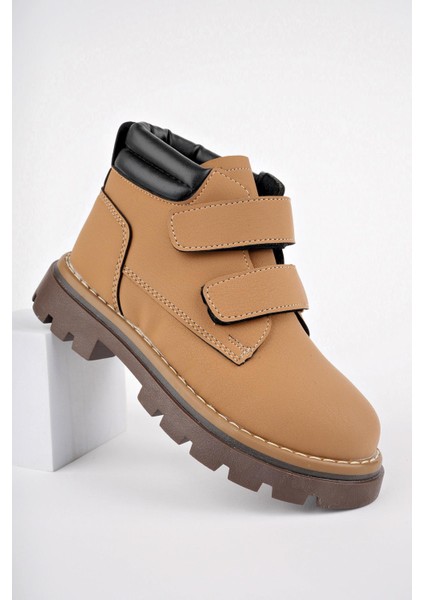 Gadget Garantili Çocuk Rahat Kalıp Soğuğa Dayanıklı Cırtlı Bot