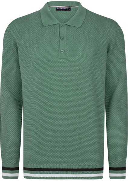 Erkek Polo Yaka Uzun Kollu Kazak