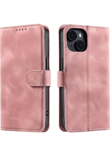 IPhone 13 Mini Cüzdan Kart Yuvaları Için Flip Case Pu Deri Kickstand Bilek (Yurt Dışından)