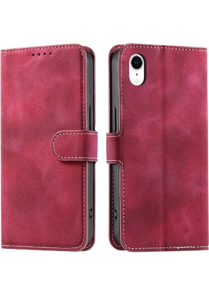 IPhone Xr Bilek Kayışı Kickstand Cüzdan Kart Yuvaları Manyetik Için Flip Case (Yurt Dışından) indirimleri