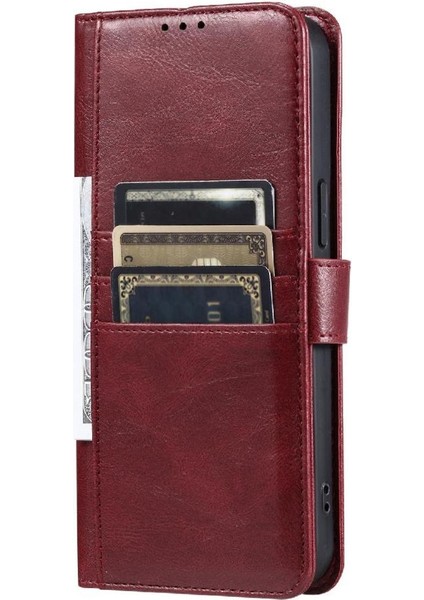 Xiaomi Poco M6 4g 6 Kart Yuvaları Için Flip Case Pu Deri Cüzdan Kickstand (Yurt Dışından) indirimleri