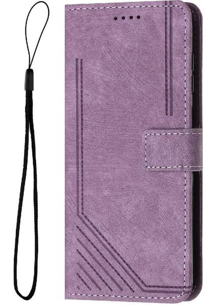 Xiaomi Poco M6 4g Kart Ekleme Cüzdan Pu Deri Için Flip Case (Yurt Dışından)