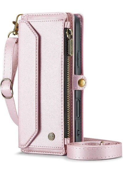 Kadınlar Için Crossbody Durumda IPhone 16 Pro Durumda Cüzdan Cüzdan Durumda Kart (Yurt Dışından)