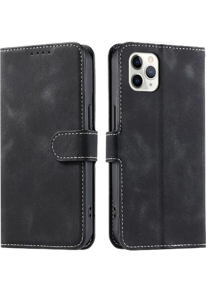 IPhone 11 Için Flip Case Pro Manyetik Bilek Kayışı Kickstand Pu Deri Kart (Yurt Dışından) indirimleri