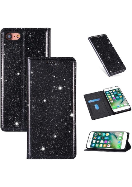 IPhone 8 Için Glitter Flip Case/iphone Se 2022 Flip Case Cüzdan Manyetik (Yurt Dışından)