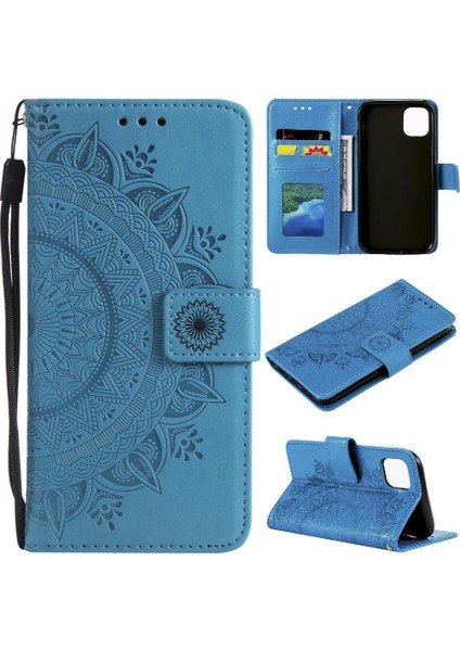 Xiaomi Poco M6 4g Için Flip Case Pu Deri Kickstand Cüzdan Kılıf Totem (Yurt Dışından)