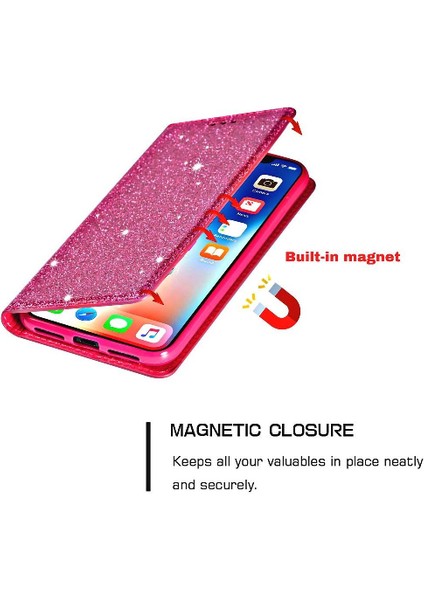 Samsung Galaxy S21 Için Glitter Flip Case Ultra 5g Flip Case Cüzdan Pu (Yurt Dışından) fırsatları