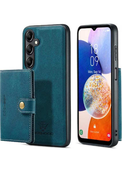Samsung Galaxy A14 Cardholder Magsafe Ayrılabilir Manyetik Tasarım Için Kılıf (Yurt Dışından)
