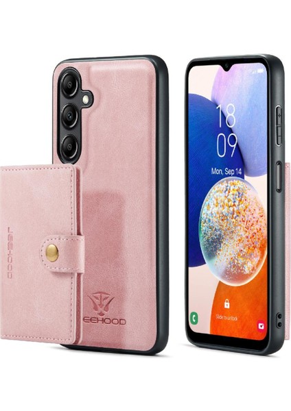 Samsung Galaxy A14 Cardholder Magsafe Ayrılabilir Manyetik Tasarım Için Kılıf (Yurt Dışından)