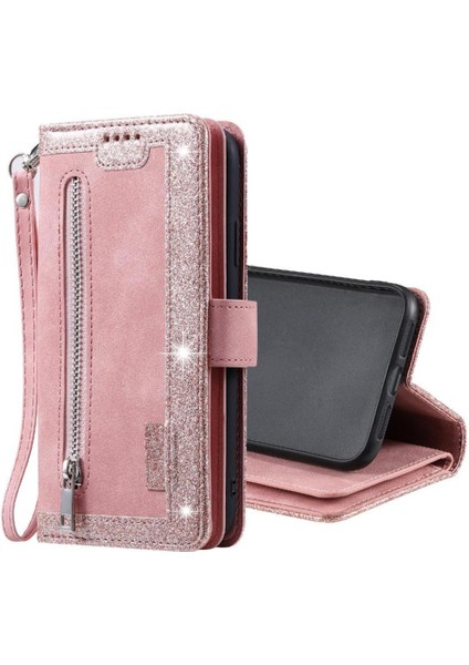 Xiaomi Poco M6 4g 9 Kart Yuvaları Için Flip Case Cüzdan Pu Deri Kickstand (Yurt Dışından)