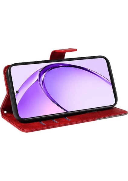 Oppo A3 Pro 5g Deri Telefon Koruma Kılıfı ve Kart Yuvası Için Flip Case (Yurt Dışından)