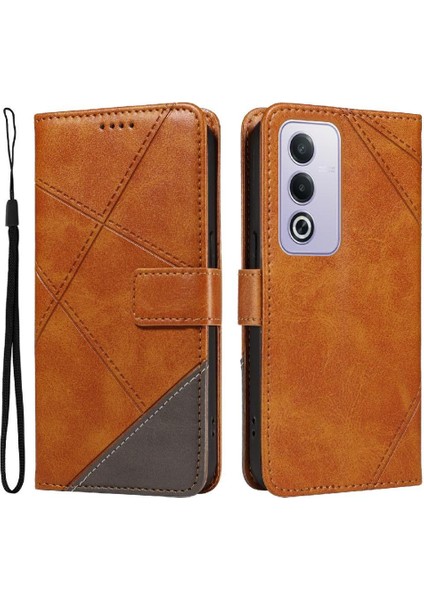 Oppo A3 Pro 5g Deri Telefon Koruma Kılıfı ve Kart Yuvası Için Flip Case (Yurt Dışından)