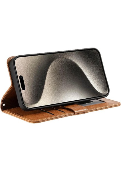 Xiaomi Poco M6 4g 6 Kart Yuvaları Için Flip Case Pu Deri Cüzdan Kickstand (Yurt Dışından)