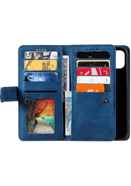 Xiaomi Poco M6 4g 9 Kart Yuvaları Için Flip Case Cüzdan Pu Deri Kickstand (Yurt Dışından) fırsatları