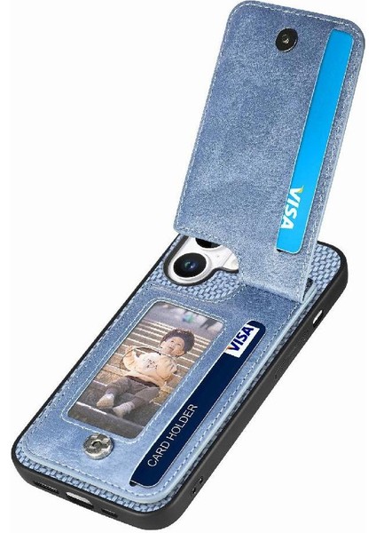 IPhone 16 Için Kılıf Standı Fermuar Manyetik Araç Montaj Crad Yuvası Cüzdan (Yurt Dışından) fiyatları