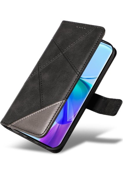 Vıvo V29 Lite Deri Telefon Koruma Kılıfı ve Kart Yuvası Için Flip Case (Yurt Dışından)