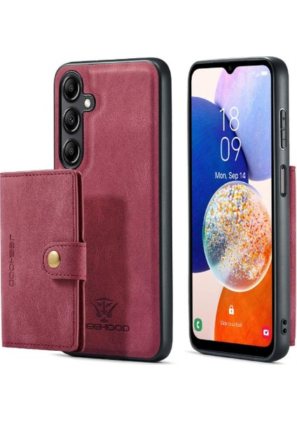 Samsung Galaxy A14 Cardholder Magsafe Ayrılabilir Manyetik Tasarım Için Kılıf (Yurt Dışından)