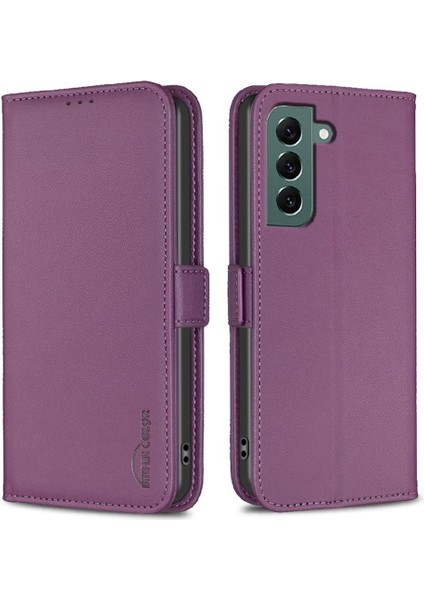 Samsung Galaxy S22 Darbeye Tpu Iç Kabuk Manyetik Kart Için Flip Case (Yurt Dışından)